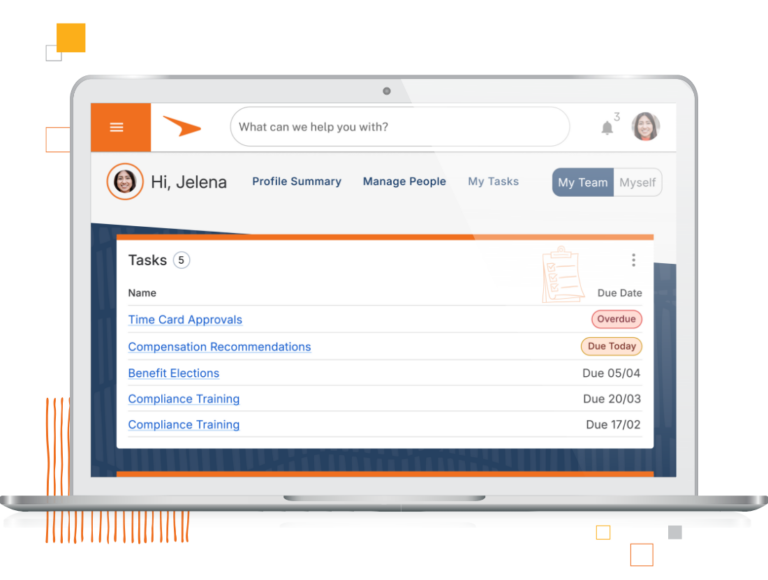 computer screenshot of Paycor Intelligent HCM AI